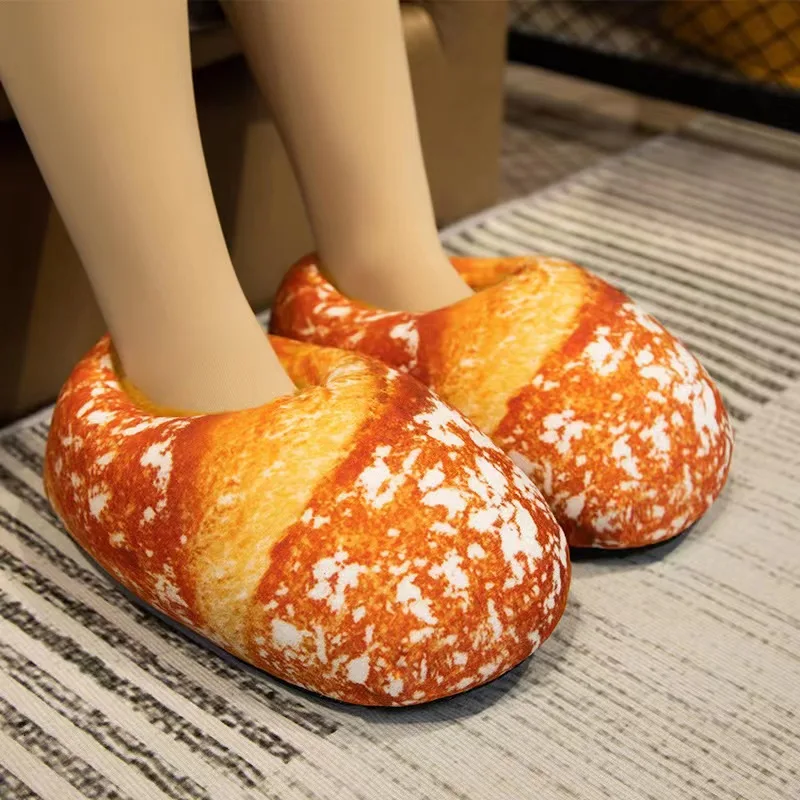 Personalized Creative Simulation Bread Toast Cotton Slippers Pack Heel Home Soft Non-slip Warm Breathable Indoor Plush Shoes
Personalized Creative Simulation Bread Toast Cotton Slippers Pack Heel Home Soft Non-slip Warm Breathable Indoor Plush Shoes