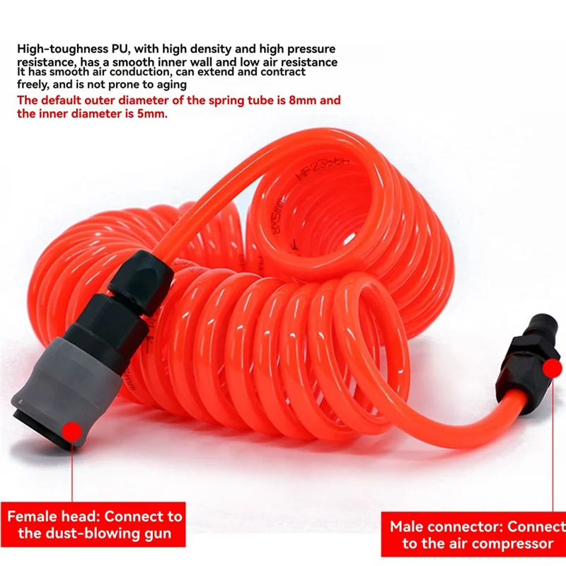 SOFT-For Industrial Household Mechanics Air Blow Tool 8 Pcs Power Air Nozzle Blower Grip Compressor Accessories
SOFT-For Industrial Household Mechanics Air Blow Tool 8 Pcs Power Air Nozzle Blower Grip Compressor Accessories