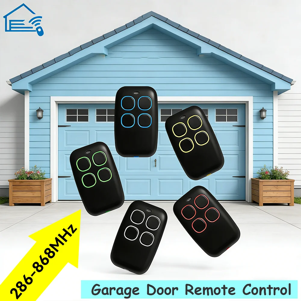 286-868MHz Multi-Frequency Remote Control Auto Duplicator for Home Electric Garage Door and Gate Opener Key Transmitter
286-868MHz Multi-Frequency Remote Control Auto Duplicator for Home Electric Garage Door and Gate Opener Key Transmitter