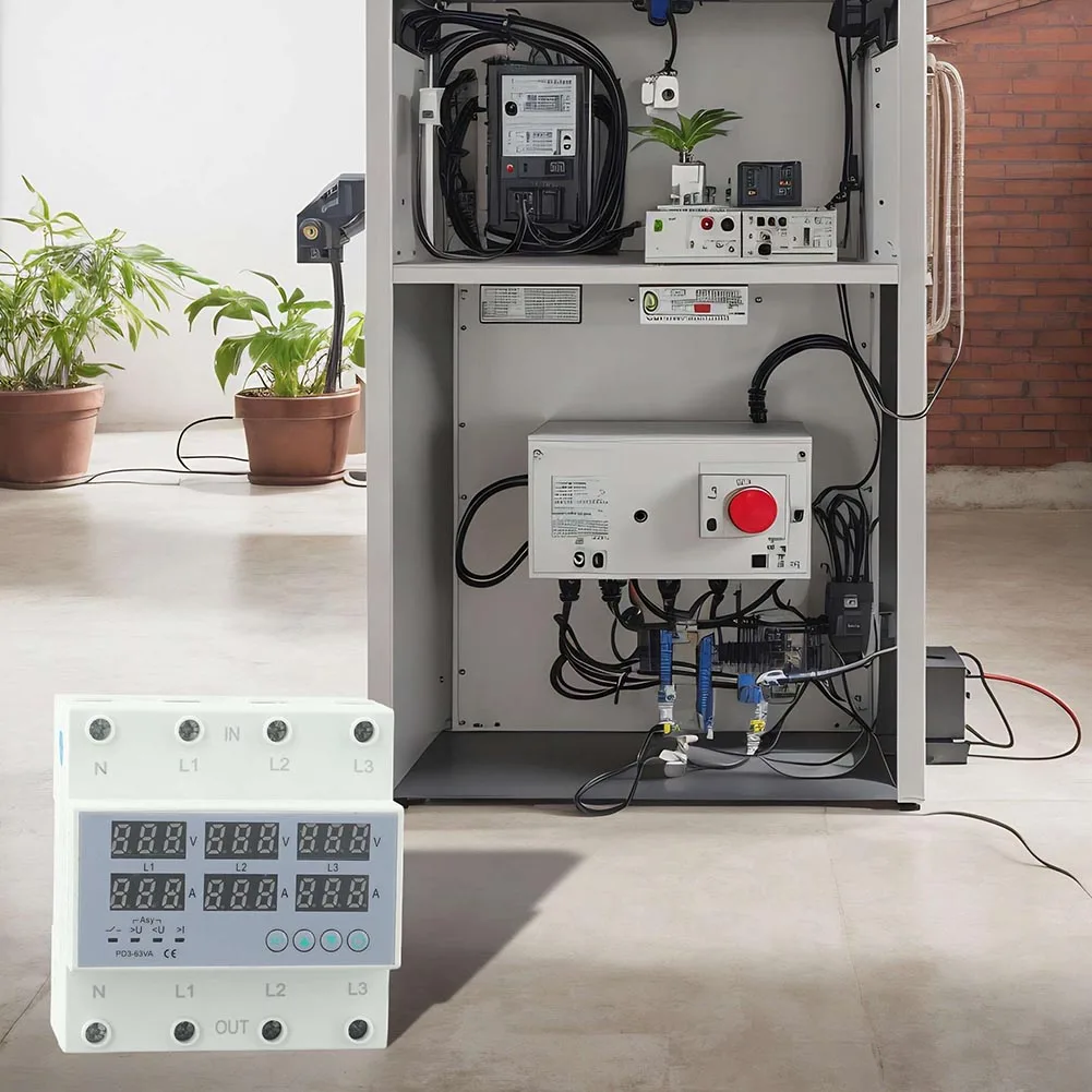 3-Phase Digital Over And Under Voltage Relay Current Limiter Adjustable Protect For Safeguards Electrical Appliances
3-Phase Digital Over And Under Voltage Relay Current Limiter Adjustable Protect For Safeguards Electrical Appliances