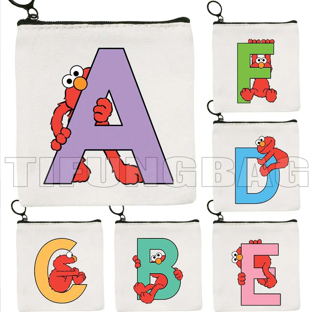 Cute Cartoon Initial Letter A to Z Elmo Alphabet Kawaii Gifts Pink Blue Purple Canvas Coin Purse Key Case Small Bag Wallet Pouch
Cute Cartoon Initial Letter A to Z Elmo Alphabet Kawaii Gifts Pink Blue Purple Canvas Coin Purse Key Case Small Bag Wallet Pouch