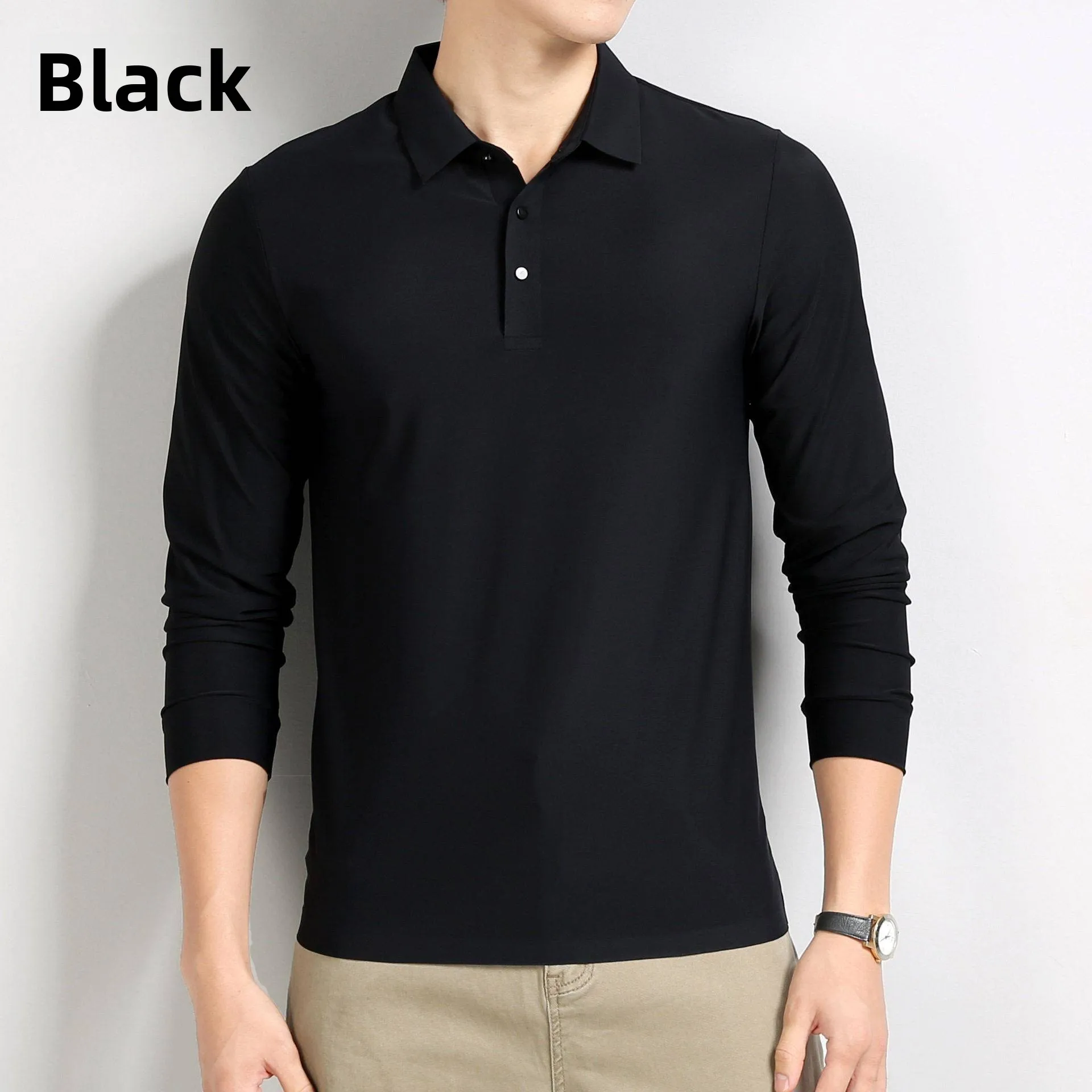 Spring Autumn New Style Men's Shirt Long Sleeve Seamless Luxury Business Fold Collar Base Shirt Standard Fit Home Wear
Spring Autumn New Style Men's Shirt Long Sleeve Seamless Luxury Business Fold Collar Base Shirt Standard Fit Home Wear