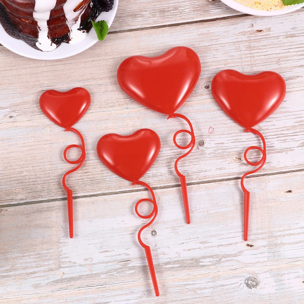 24Pcs Heart Shape Cake Topper Set Creative Color-Shifting Picks for Cupcake Muffin Jelly Bread Decoration Party Favors
24Pcs Heart Shape Cake Topper Set Creative Color-Shifting Picks for Cupcake Muffin Jelly Bread Decoration Party Favors