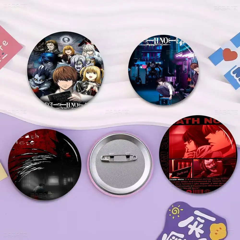 Anime Death Note DN L Badges Creative Tinplate Soft Button Pins Animal Icon Brooch Lapel Backpack Badge Accessories Pin
Anime Death Note DN L Badges Creative Tinplate Soft Button Pins Animal Icon Brooch Lapel Backpack Badge Accessories Pin