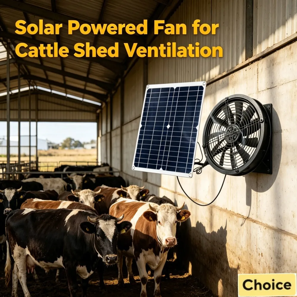 15-25W Unplugged Solar Exhaust Fan Kit Convenient Outdoor Vent for Remote Hut Farm House RV Shed
15-25W Unplugged Solar Exhaust Fan Kit Convenient Outdoor Vent for Remote Hut Farm House RV Shed