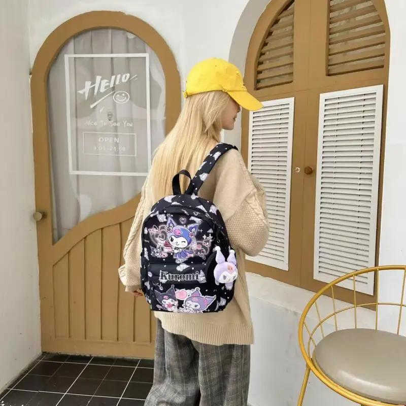 Hello Kittys Child Backpack Sanrios Kuromi Cartoon New Light Girl Gift Student Large Capacity Breathable Anime Figure
Hello Kittys Child Backpack Sanrios Kuromi Cartoon New Light Girl Gift Student Large Capacity Breathable Anime Figure