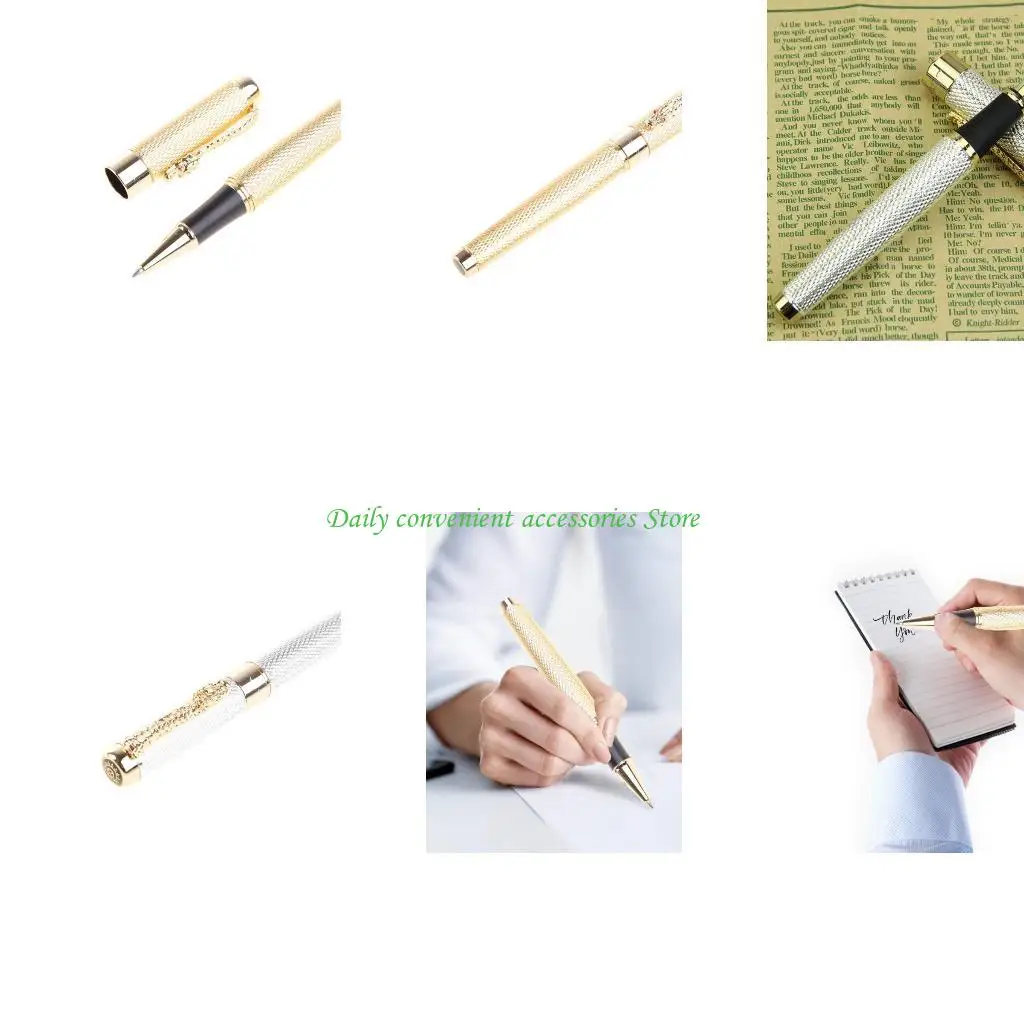 97QB Jinhao 1200 Complete Roller Ball Pen Dragon Clip
97QB Jinhao 1200 Complete Roller Ball Pen Dragon Clip