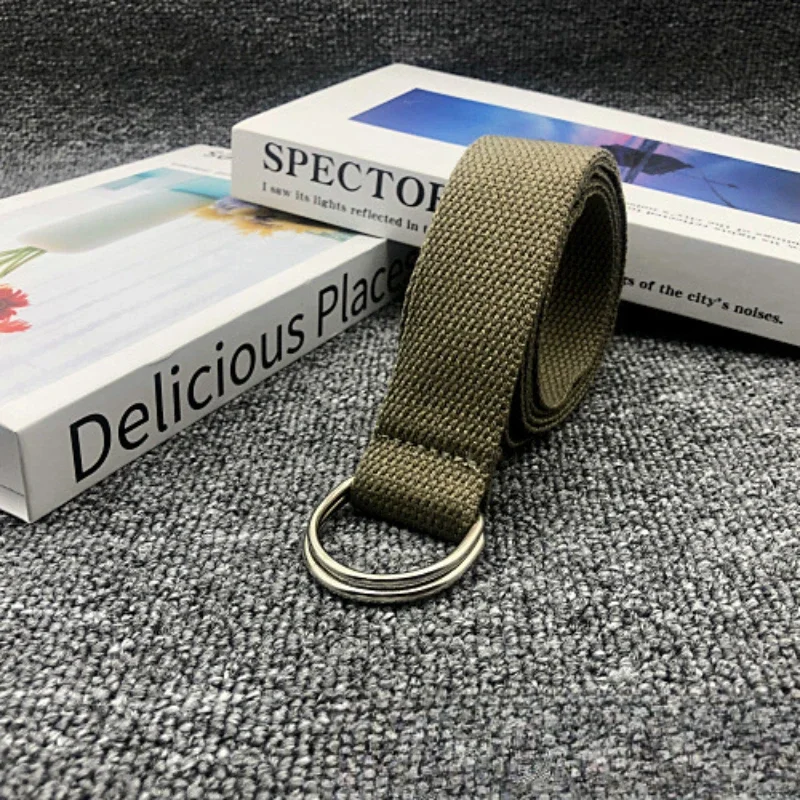 Versatile Belt Women's Canvas Belt D-shaped Double Ring Buckle Belt Fashionable Simple Solid Color Canvas
Versatile Belt Women's Canvas Belt D-shaped Double Ring Buckle Belt Fashionable Simple Solid Color Canvas