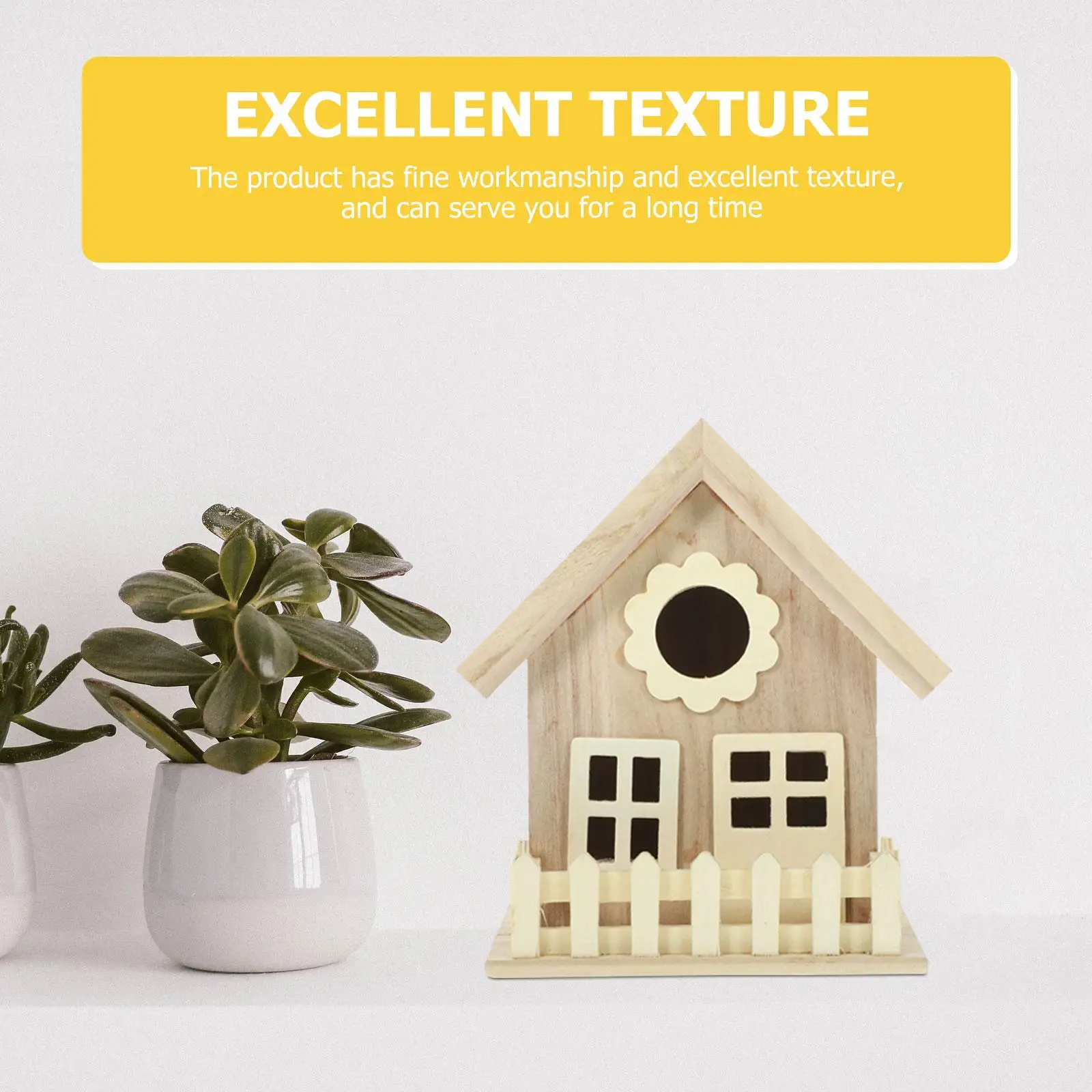 Wooden Bird Nest House Unpainted Khaki Large Size Outdoor Child Friendly Birdhouse Bulk Wholesale Fine Craftsmanship
Wooden Bird Nest House Unpainted Khaki Large Size Outdoor Child Friendly Birdhouse Bulk Wholesale Fine Craftsmanship