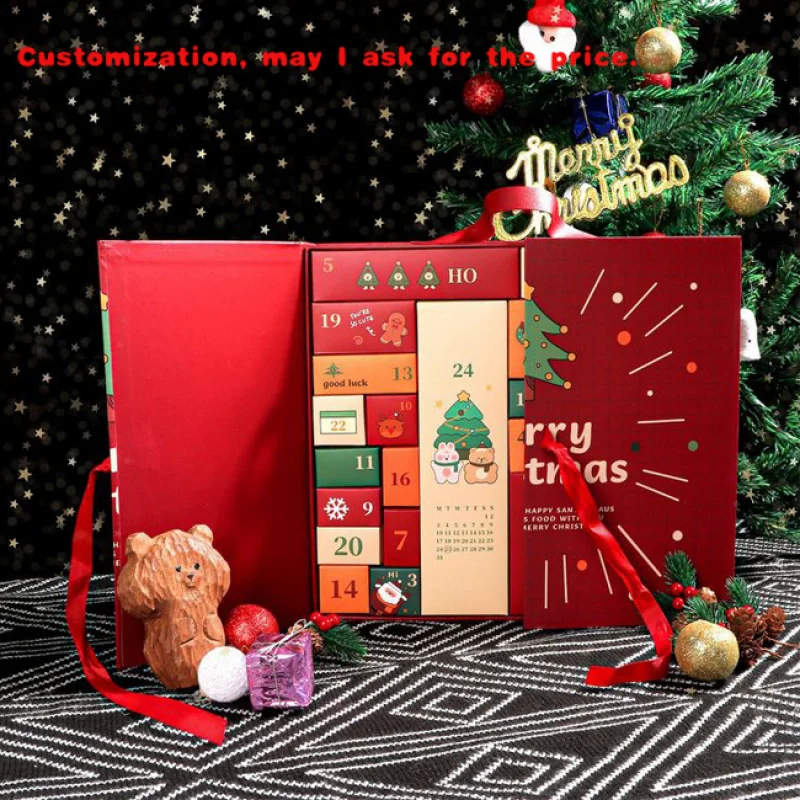 custom.Recyclable Custom Luxury Cardboard Smooth Laminated Candy Calendar Box Countdown Advent Calendar Box 24
custom.Recyclable Custom Luxury Cardboard Smooth Laminated Candy Calendar Box Countdown Advent Calendar Box 24