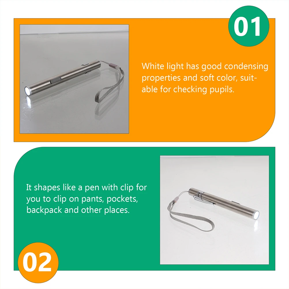 2 set 2 Sets Led Medical Flashlight Pen Light Pupil Lamp For Doctor Portable Pocket Rechargeable Oral Examination Usb Charging
2 set 2 Sets Led Medical Flashlight Pen Light Pupil Lamp For Doctor Portable Pocket Rechargeable Oral Examination Usb Charging