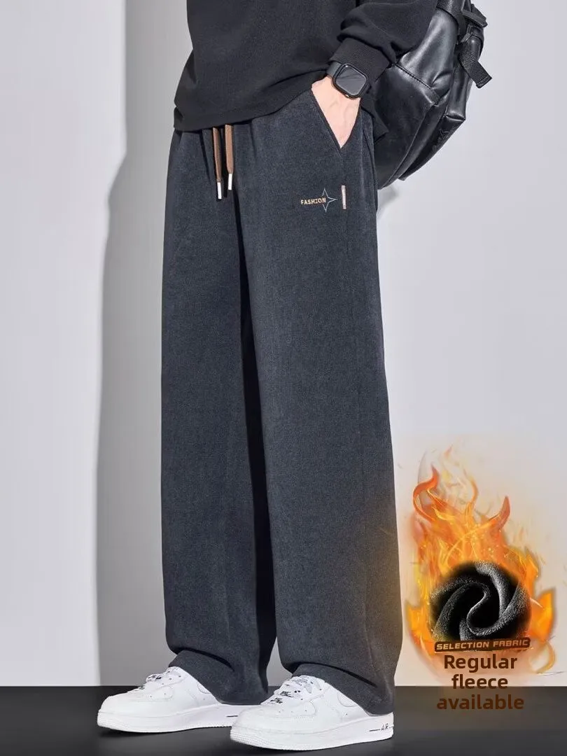 Men's Corduroy Fce Lined Sports Pants Loose Straight Leg Wide Leg Casual Long Trousers Autumn Winter Comfortable Polyester...
Men's Corduroy Fce Lined Sports Pants Loose Straight Leg Wide Leg Casual Long Trousers Autumn Winter Comfortable Polyester...