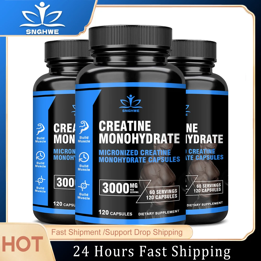Creatine Monohydrate-Promoting Strength,Cognitive & Endurance Support-Promoting Muscle Growth Creatine Nutritional Supplements
Creatine Monohydrate-Promoting Strength,Cognitive & Endurance Support-Promoting Muscle Growth Creatine Nutritional Supplements