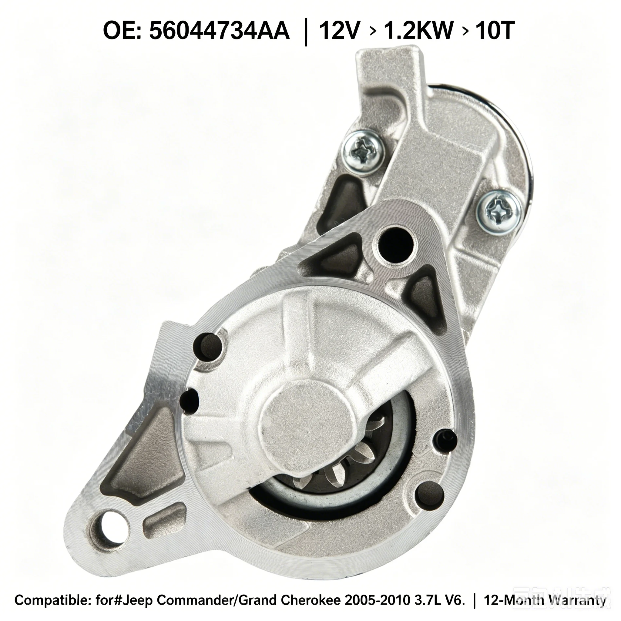 56044734AA 12V Starter Motor 10T Fit Jeep Grand Cherokee Dodge Ram 5.7L V8 Engine Starting Replacement Parts
56044734AA 12V Starter Motor 10T Fit Jeep Grand Cherokee Dodge Ram 5.7L V8 Engine Starting Replacement Parts