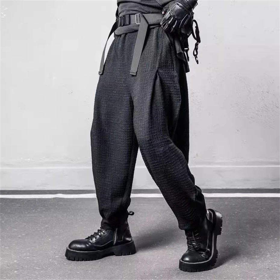 Summer Casual Ankle Length Pants Streetwear Hip Hop Thin Harem Pants Functional Harajuku Patchwork Elastic Waist Baggy Trousers
Summer Casual Ankle Length Pants Streetwear Hip Hop Thin Harem Pants Functional Harajuku Patchwork Elastic Waist Baggy Trousers