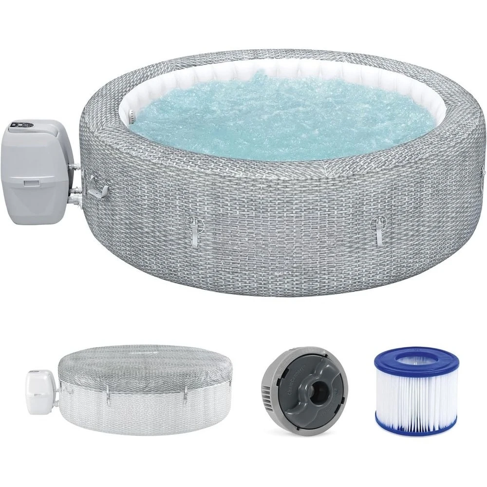 Sicily Energy-Eicient AirJet Iatable Hot Tub 5-7 Person with App-Control, Customized
Sicily Energy-Eicient AirJet Iatable Hot Tub 5-7 Person with App-Control, Customized