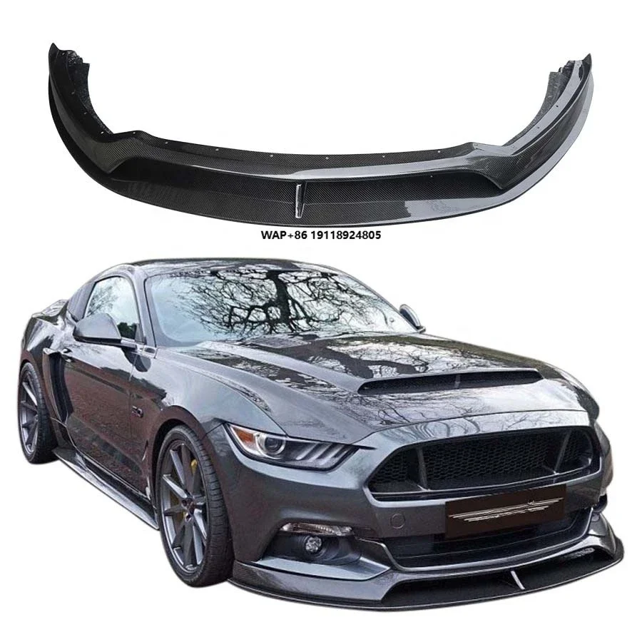 New Carbon Fiber Front Lip for Mustang 2015-2017 AC Style Bumper Chin Splitter Body Kit Towing Hitch Cut-Outs 100%
New Carbon Fiber Front Lip for Mustang 2015-2017 AC Style Bumper Chin Splitter Body Kit Towing Hitch Cut-Outs 100%