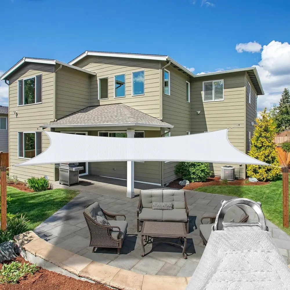 Reinorced 40' x 40' White Sun Shade Sail SS1620 Square – 260 GSM Commercial Grade, UP50+ UV Protection, Strong, Stylish, Built t
Reinorced 40' x 40' White Sun Shade Sail SS1620 Square – 260 GSM Commercial Grade, UP50+ UV Protection, Strong, Stylish, Built t