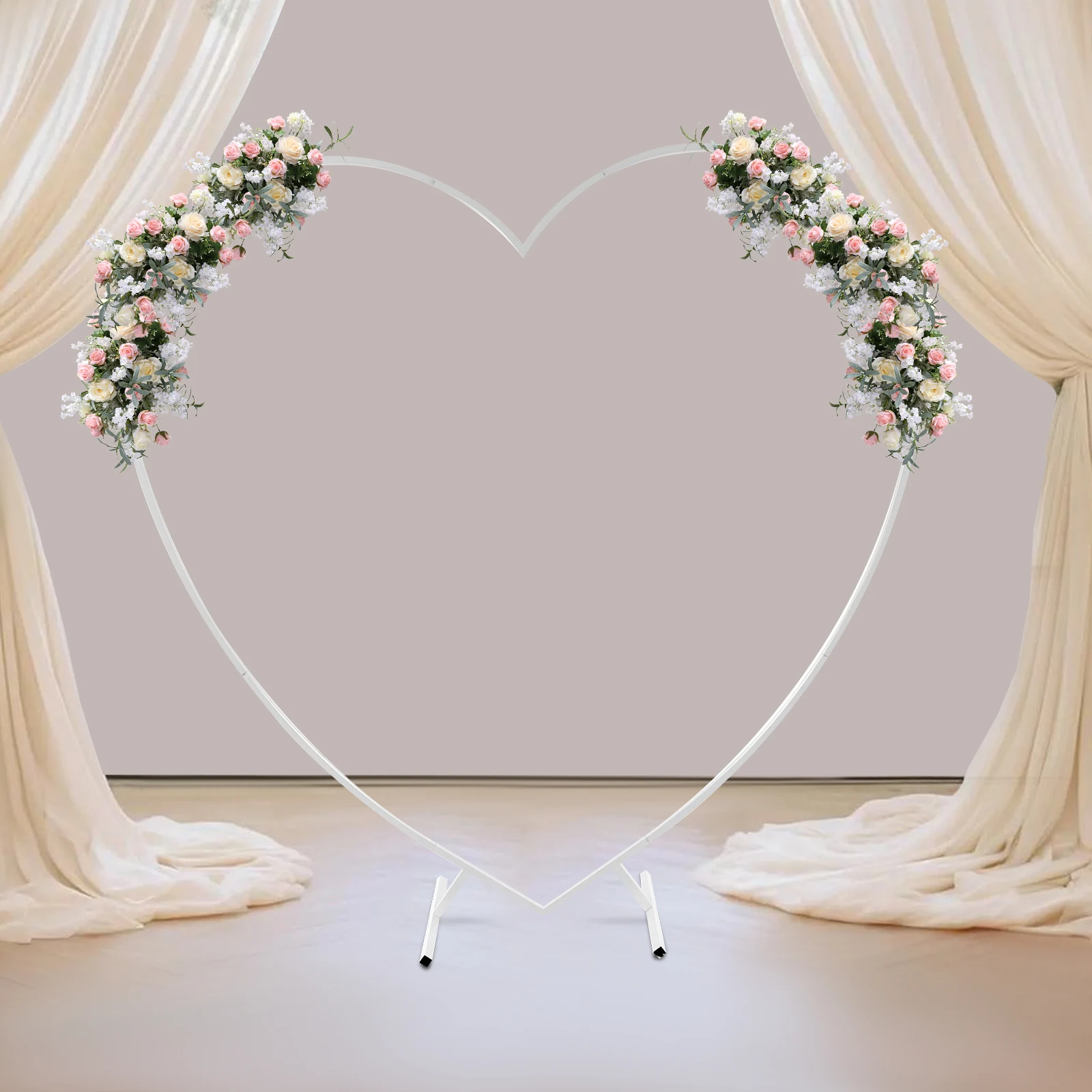 Свадебная арка Love Wedding Bracket 200*50*210 см, 20+25 квадратных трубок, белая, металлическая, из углеродистой стали
Свадебная арка Love Wedding Bracket 200*50*210 см, 20+25 квадратных трубок, белая, металлическая, из углеродистой стали
