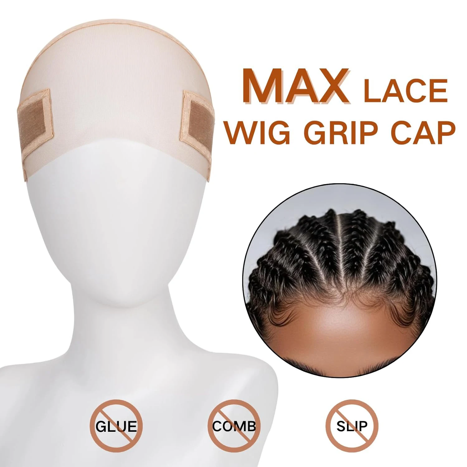 Ladies Wig Cap - Non-slip Adjustable Wig Cap Without Glue, Reusable High-definition Lace Front Wig Cap, Suitable for All Sizes
Ladies Wig Cap - Non-slip Adjustable Wig Cap Without Glue, Reusable High-definition Lace Front Wig Cap, Suitable for All Sizes