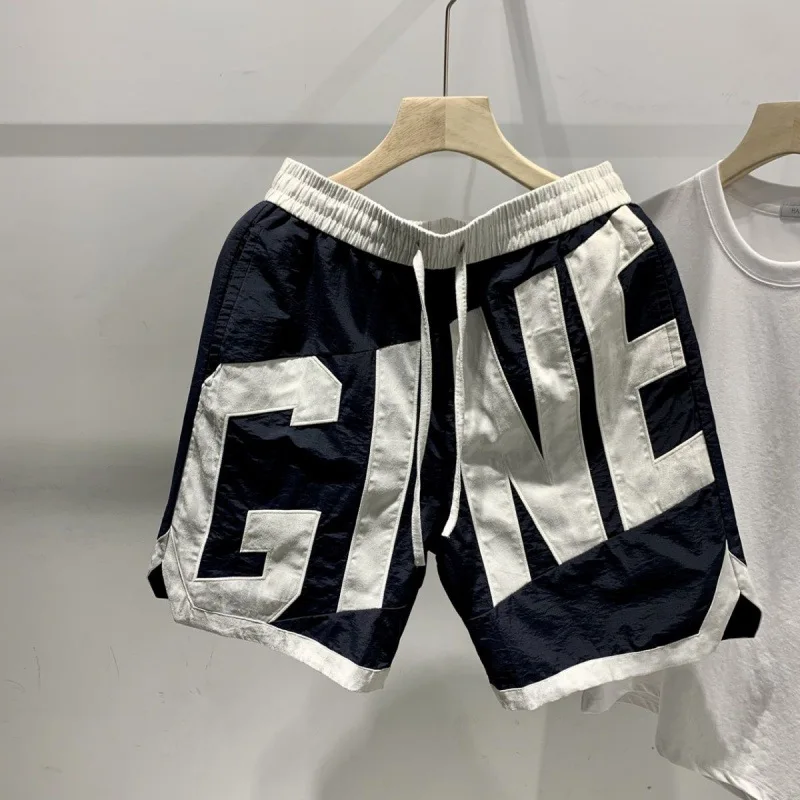 Men's Summer Thin Ice Silk Quick Dry Sports Beach Shorts Letter Print Casual Straight Leg Pants Breathable mid Waist Fit
Men's Summer Thin Ice Silk Quick Dry Sports Beach Shorts Letter Print Casual Straight Leg Pants Breathable mid Waist Fit