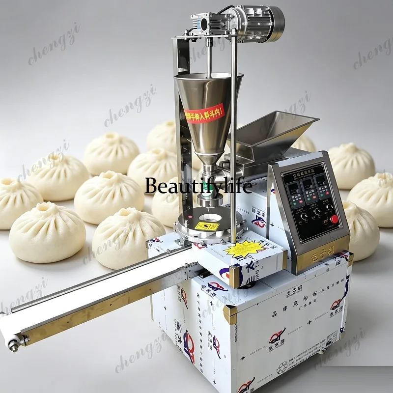 Electric 110V 220V Universal Baozi Making Machine Commercial Automatic Steamed Bun Momo Dim Sum Maker For Global Use
Electric 110V 220V Universal Baozi Making Machine Commercial Automatic Steamed Bun Momo Dim Sum Maker For Global Use