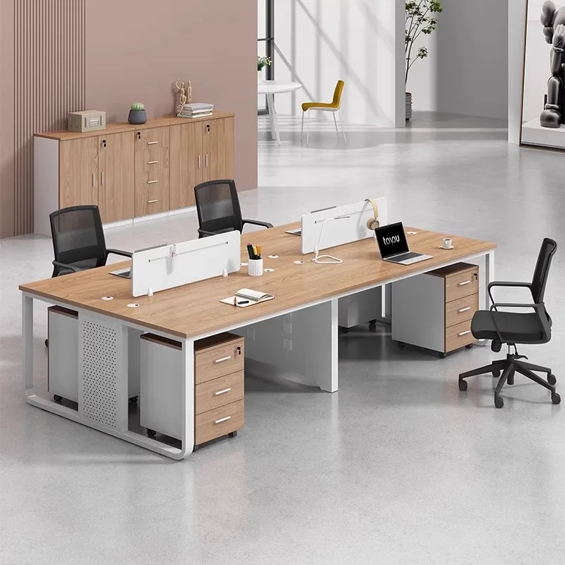 Office Desk Office Staff Desk Simple Modern Screen Station Locker Partition Staff Computer Desk