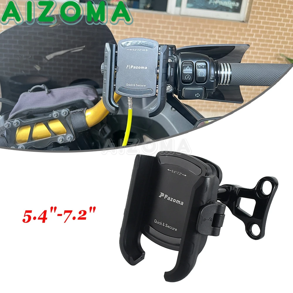 5.4"-7.2" Motorcycle Phone Holder GPS Bracket Mount Clip Support For Harley Touring Road Glide FLTRX FLTRU Limited FLTRK FLTRXST
5.4"-7.2" Motorcycle Phone Holder GPS Bracket Mount Clip Support For Harley Touring Road Glide FLTRX FLTRU Limited FLTRK FLTRXST