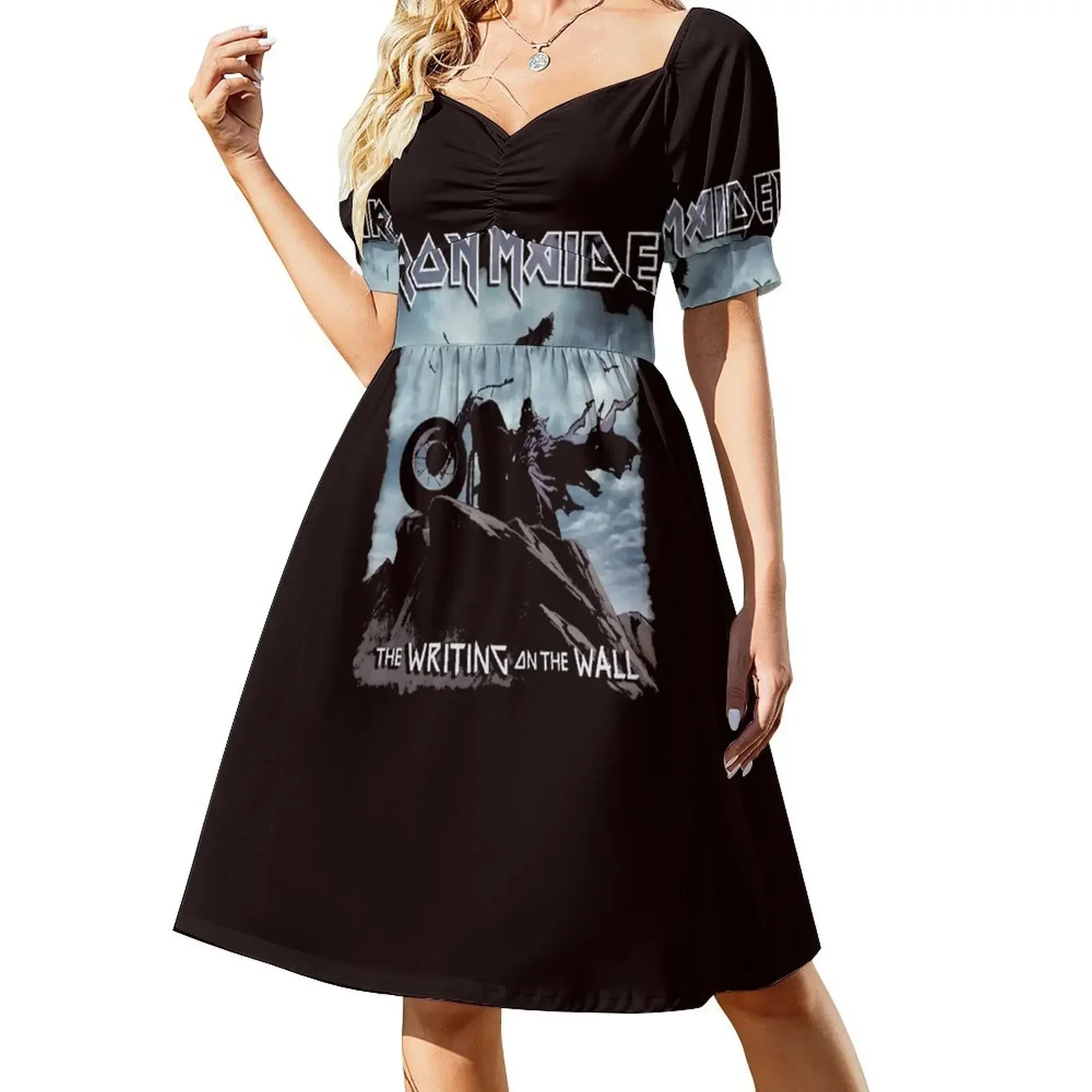 The Writing on the Wall Biker Short-Sleeved Dress summer outfits for women 2025 Women's long dress Dress
The Writing on the Wall Biker Short-Sleeved Dress summer outfits for women 2025 Women's long dress Dress