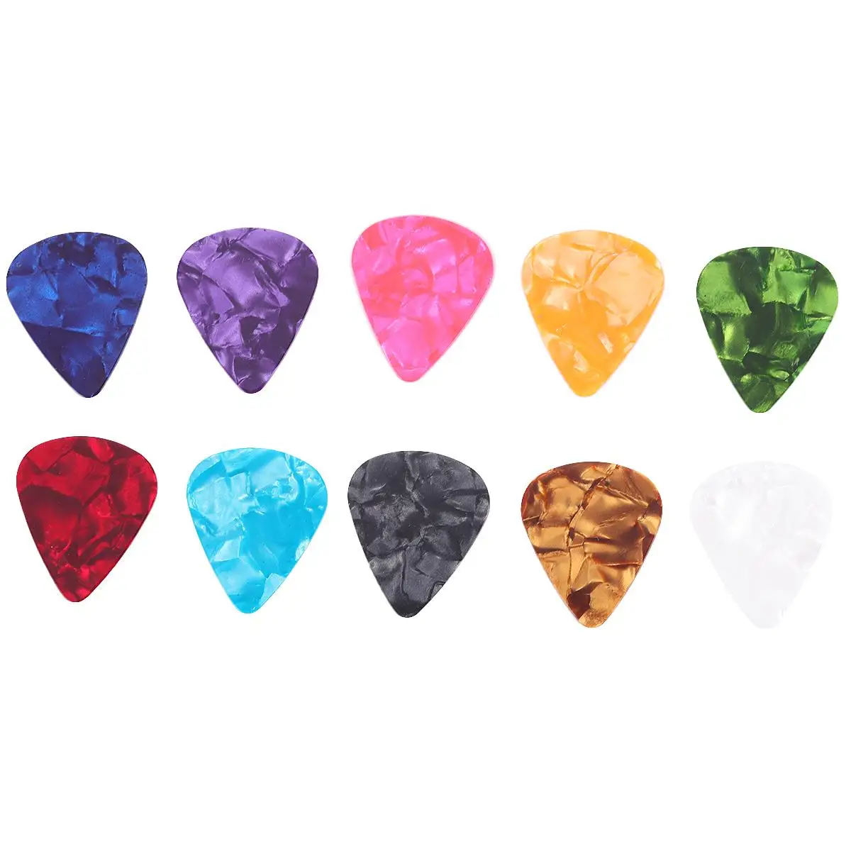 50pcs Guitar Picks Durable Wide Design Comfortable Feeling Musical Instrument Thumb Plectrum Plastic Accessories
50pcs Guitar Picks Durable Wide Design Comfortable Feeling Musical Instrument Thumb Plectrum Plastic Accessories
