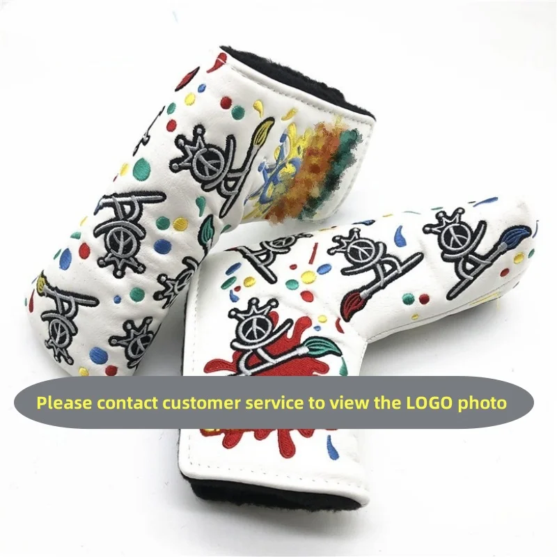 Golf trainer, putter white calf cover, PU synthetic leather wool beautifully embroidered, free shipping.
Golf trainer, putter white calf cover, PU synthetic leather wool beautifully embroidered, free shipping.