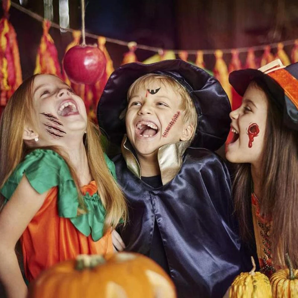 Временные татуировки шрамов, наклейки, реалистичные кривавые раны, ломтик ужасов, наклейки для тела и лица, реквизит для розыгрыша для Хэллоуина, косплея
Временные татуировки шрамов, наклейки, реалистичные кривавые раны, ломтик ужасов, наклейки для тела и лица, реквизит для розыгрыша для Хэллоуина, косплея