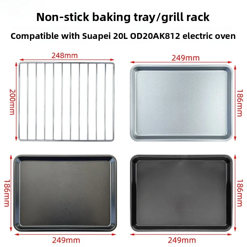 Non-Sti Enamel Baking Tray Flat Bot BBQ ill Pan Air Fryer ible Accories for Supor 20L Air Roaster Oven
Non-Sti Enamel Baking Tray Flat Bot BBQ ill Pan Air Fryer ible Accories for Supor 20L Air Roaster Oven