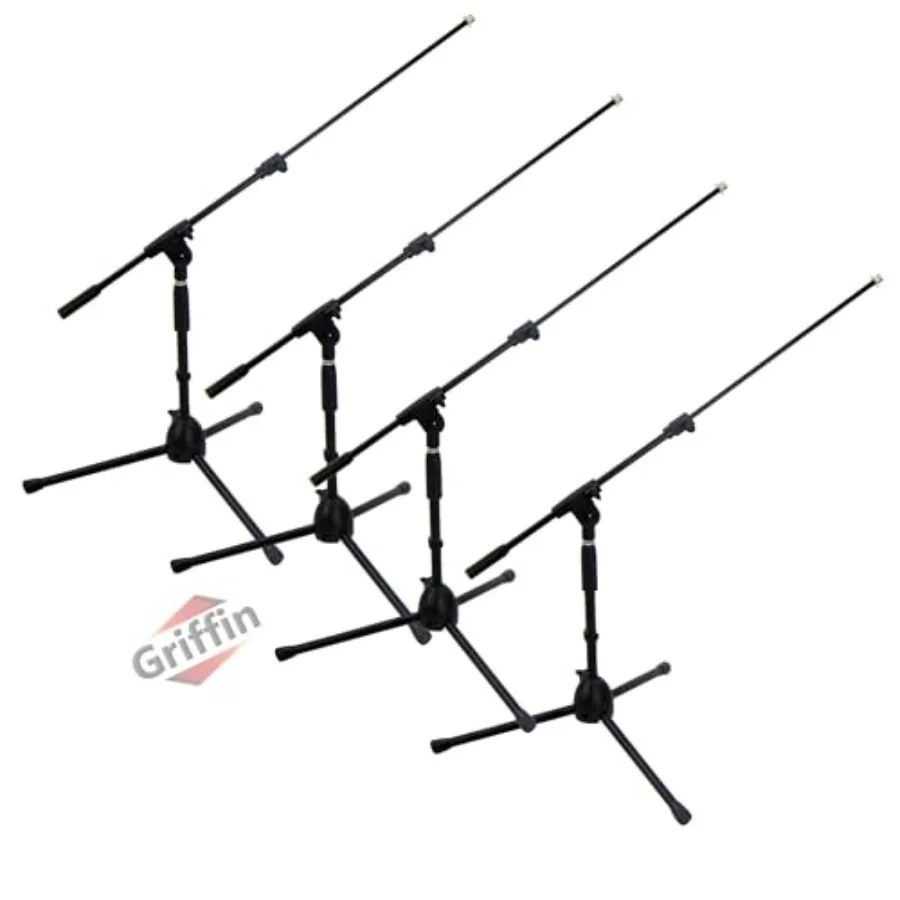 Короткие микрофонные стойки-штативы Low Profile-X Series, 4 шт., с телескопическим держателем, идеально подходят для студийных ударных установок и микрофонов.
Короткие микрофонные стойки-штативы Low Profile-X Series, 4 шт., с телескопическим держателем, идеально подходят для студийных ударных установок и микрофонов.