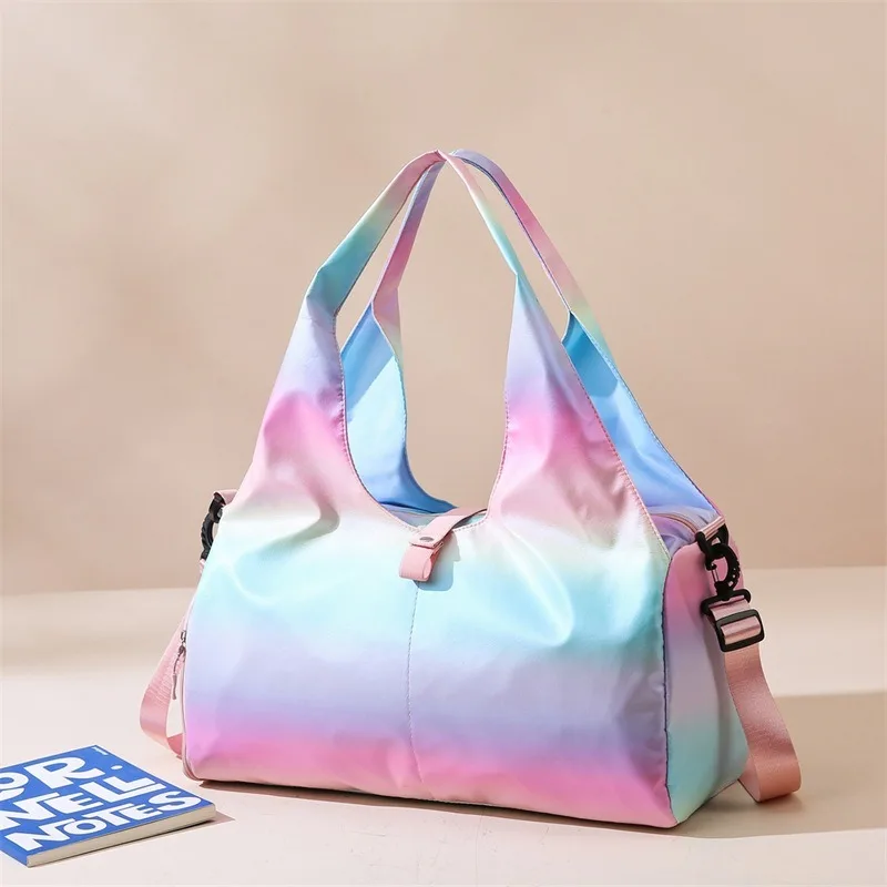 1pcs Portable Gym Multicolor Travel Tote Bag Lightweight Waterproof Luggage Bag Large Capacity Business Travel Duffel Bag
1pcs Portable Gym Multicolor Travel Tote Bag Lightweight Waterproof Luggage Bag Large Capacity Business Travel Duffel Bag