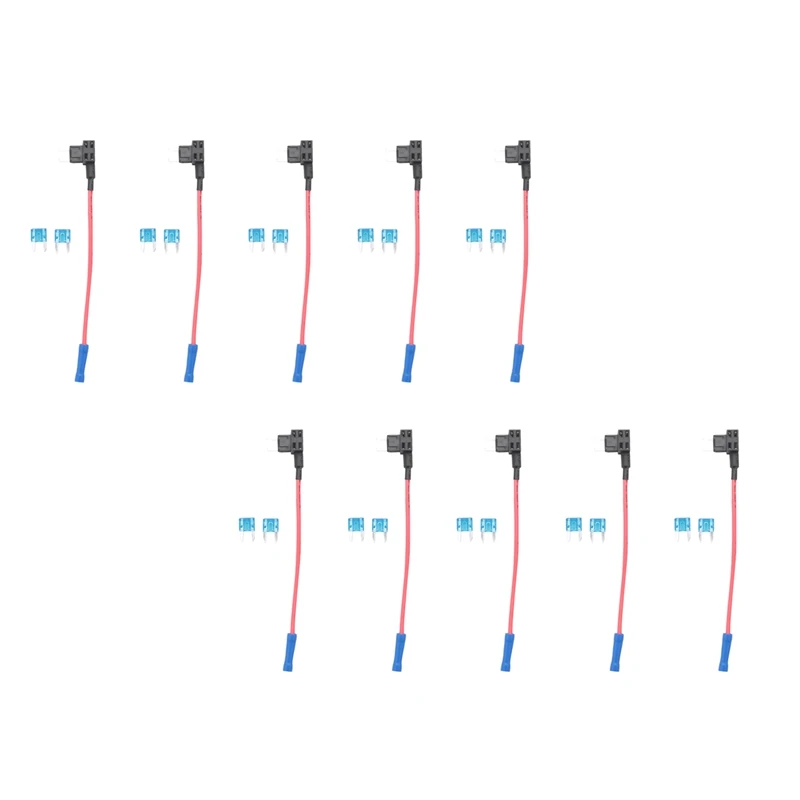 100 Pack - 12V Car Add-A-Circuit Fuse TAP Adapter Mini ATM APM Blade Fuse Holder
100 Pack - 12V Car Add-A-Circuit Fuse TAP Adapter Mini ATM APM Blade Fuse Holder