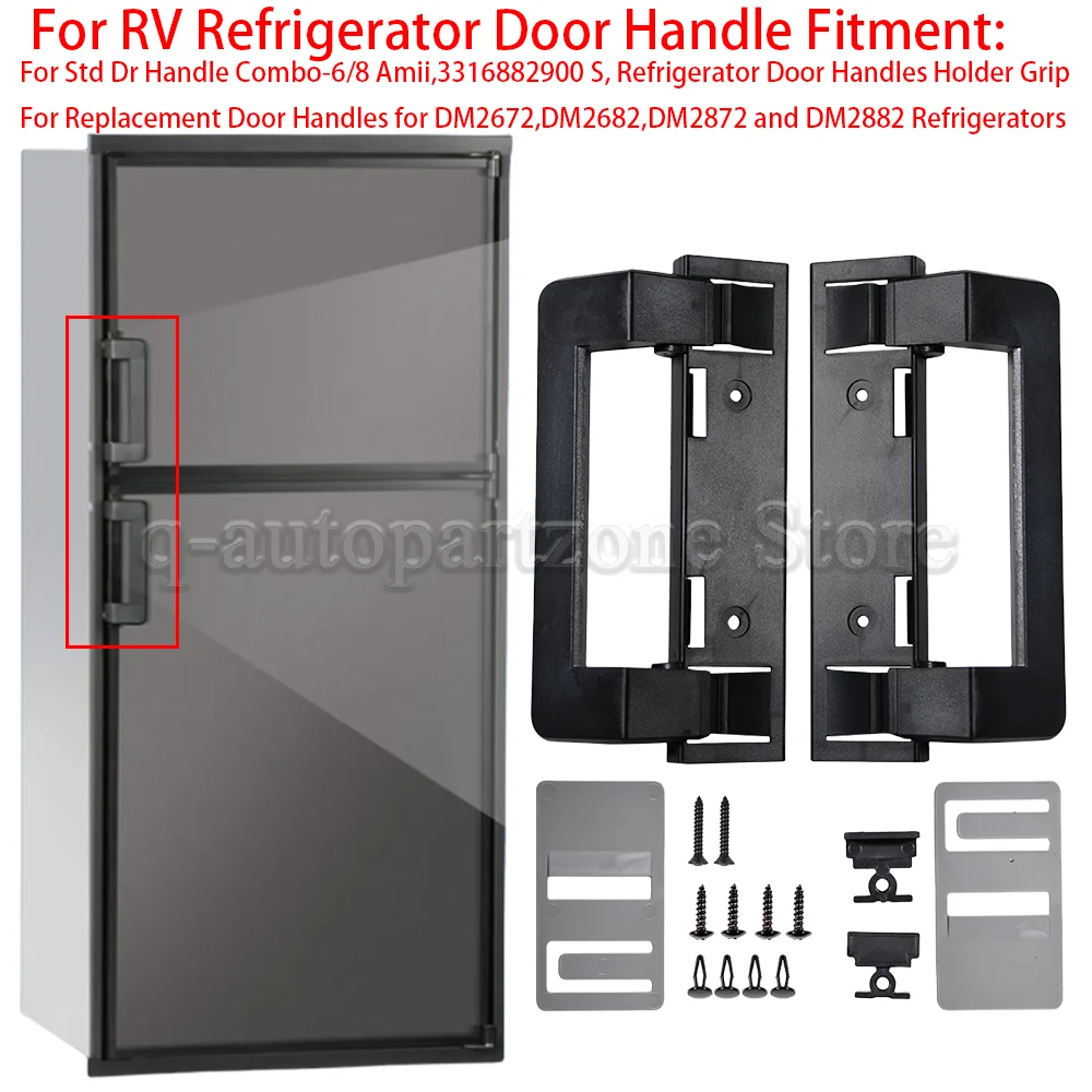 Комплект из 2 ручек двери холодильника Dometic RV 3316882900 Для DM2672/DM2682/DM2872/DM2882 Черный
Комплект из 2 ручек двери холодильника Dometic RV 3316882900 Для DM2672/DM2682/DM2872/DM2882 Черный