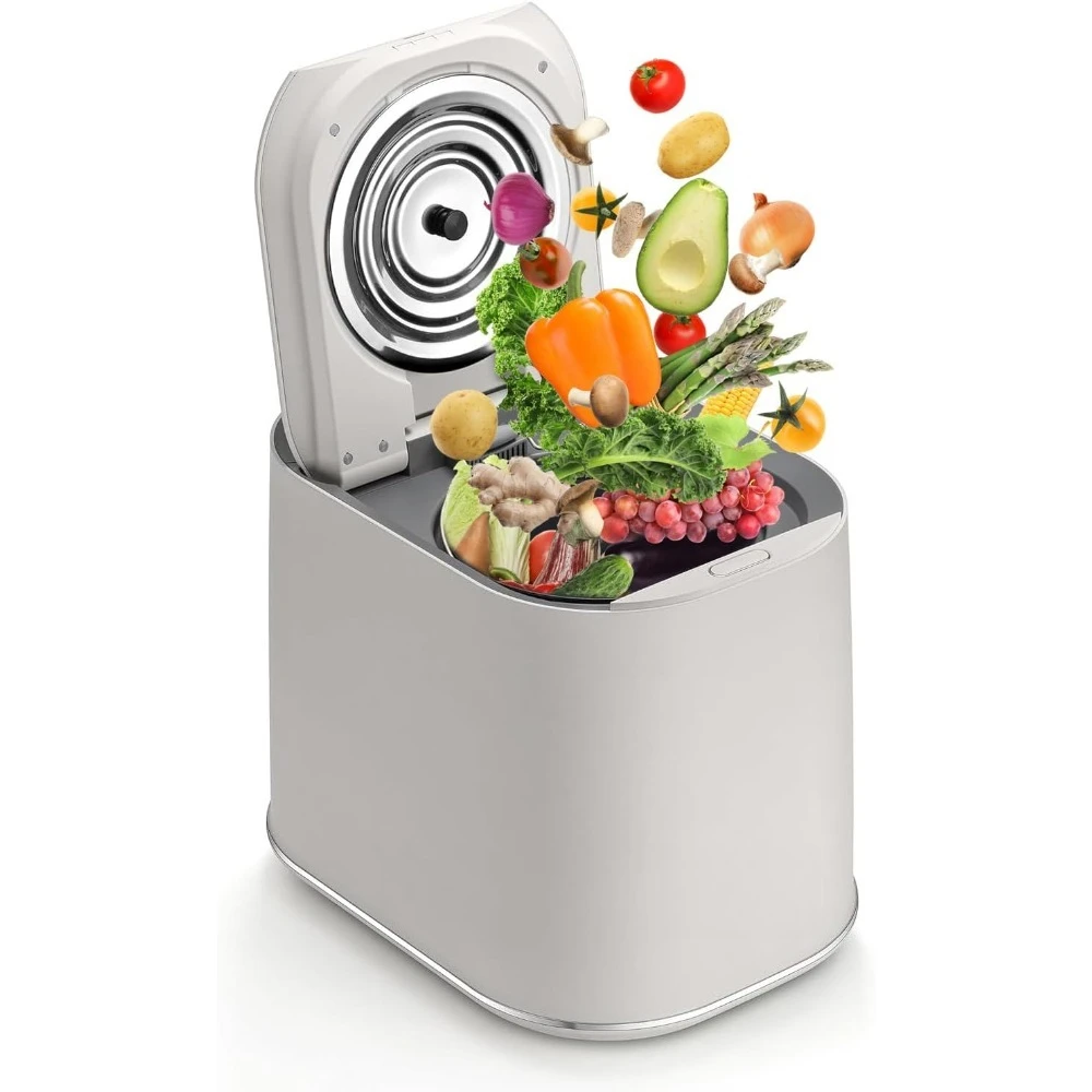 Smart AI Electric Kitchen Composter 4L Countertop Odorless Quiet Green Mode Food Waste to Compost in 4-8 Hours
Smart AI Electric Kitchen Composter 4L Countertop Odorless Quiet Green Mode Food Waste to Compost in 4-8 Hours