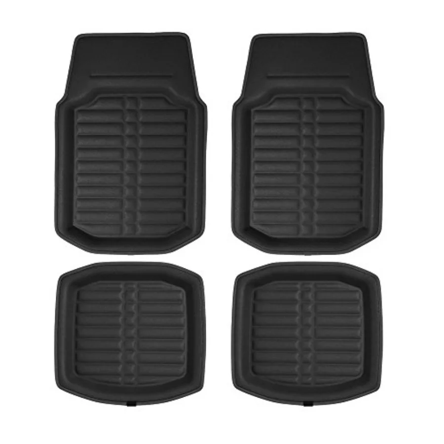 Automotive Floor Mats PU Leather Deep Tray Floor Mats Deep Dish Design Universal Fit Full Set for Sedan SUV Truck Dark Gray Pre
Automotive Floor Mats PU Leather Deep Tray Floor Mats Deep Dish Design Universal Fit Full Set for Sedan SUV Truck Dark Gray Pre