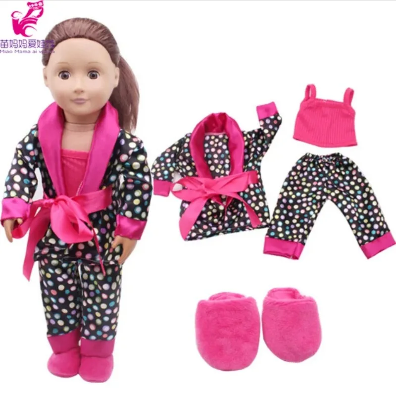 4 in 1 18-inch Girl Doll Sleep Pajama Sets 18 Inch Doll 43cm Baby ReBorn Doll Clothes Set Toys Gift for Girl
4 in 1 18-inch Girl Doll Sleep Pajama Sets 18 Inch Doll 43cm Baby ReBorn Doll Clothes Set Toys Gift for Girl
