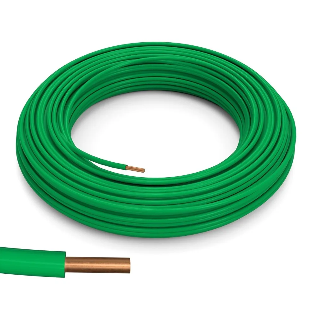 Твердый медный провод 200 футов, 10 AWG, промышленный THHN/THWN, 200 футов, изолированный заземляющий провод, зеленый, 200 футов (60 метров)
Твердый медный провод 200 футов, 10 AWG, промышленный THHN/THWN, 200 футов, изолированный заземляющий провод, зеленый, 200 футов (60 метров)