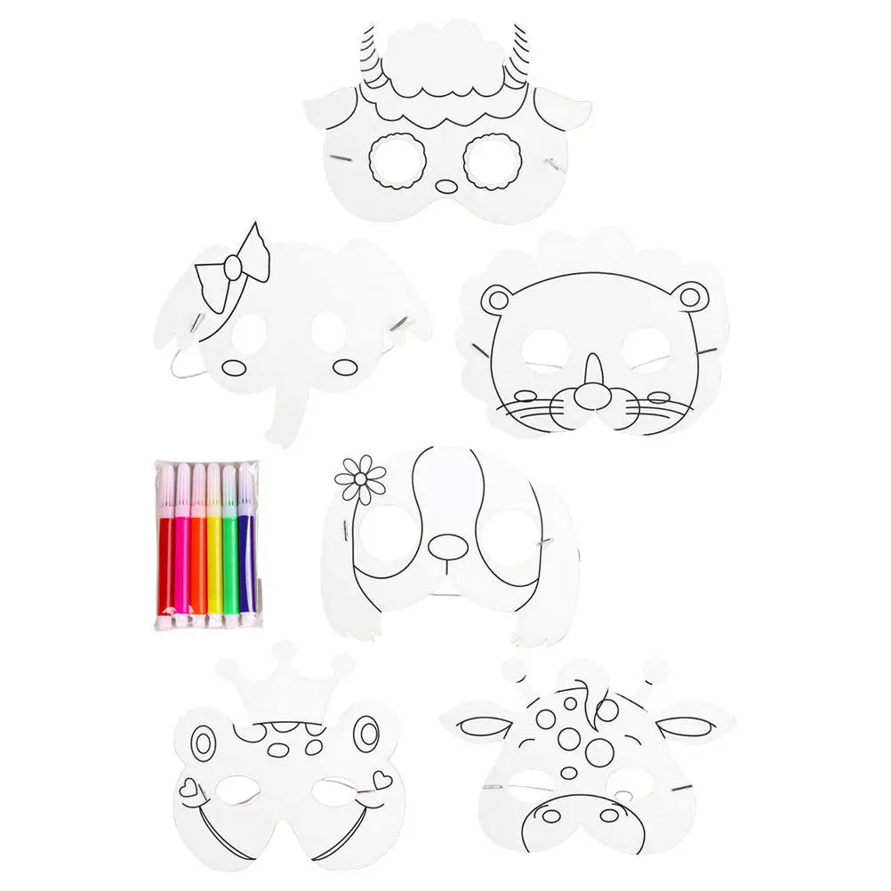 Набор для творчества: маски животных для росписи своими руками, 1 комплект. Набор для поделок с пустыми масками для детей. Подарки для вечеринок, дня рождения, карнавала.
Набор для творчества: маски животных для росписи своими руками, 1 комплект. Набор для поделок с пустыми масками для детей. Подарки для вечеринок, дня рождения, карнавала.