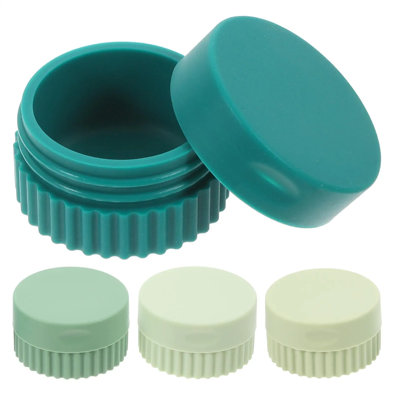 4 Pcs Pill Box Storage Organizer Portable Travel Case for Vitamins Fish Oils Cream Wide Mouth Silicone Safe Various Colors
4 Pcs Pill Box Storage Organizer Portable Travel Case for Vitamins Fish Oils Cream Wide Mouth Silicone Safe Various Colors