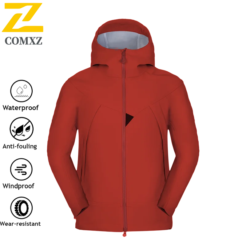 Outdoor Waterproof Soft Shell Jacket Unisex Large Capacity Zipper Pocket Lightweight Windbreaker Men's Hiking Climbing Raincoat
Outdoor Waterproof Soft Shell Jacket Unisex Large Capacity Zipper Pocket Lightweight Windbreaker Men's Hiking Climbing Raincoat
