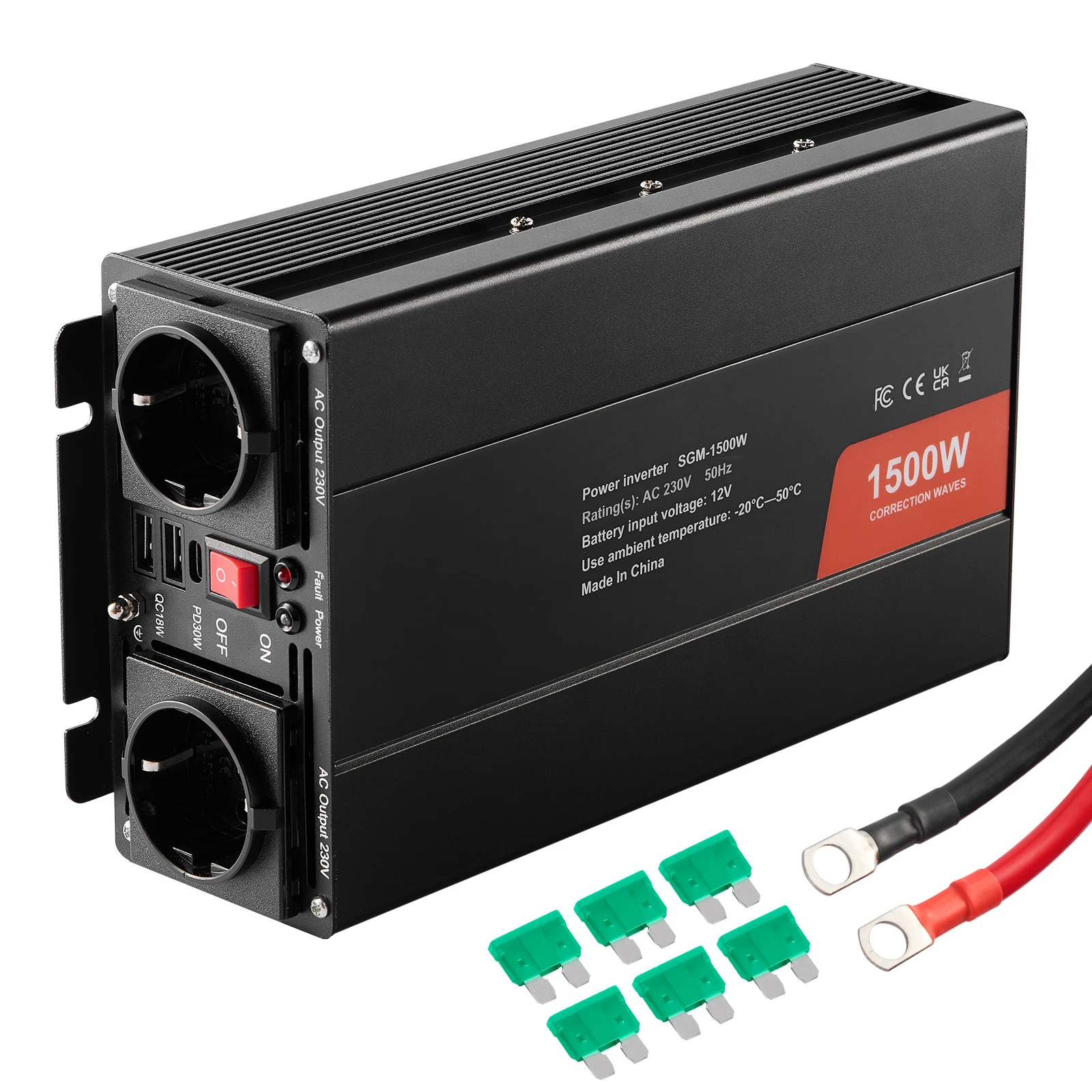 SucceBuy Modified Sine Wave Inverter 1500W / 3000W / 5000W Power Inverter for Home Devices Home Appliances Household Equipment
SucceBuy Modified Sine Wave Inverter 1500W / 3000W / 5000W Power Inverter for Home Devices Home Appliances Household Equipment