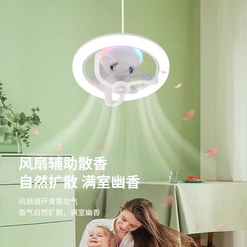 RGB/White/Warm lights Ceiling mounted fan light E27 ceiling fan Automatic shaking head Remote control Hall/bedroom lighting
RGB/White/Warm lights Ceiling mounted fan light E27 ceiling fan Automatic shaking head Remote control Hall/bedroom lighting
