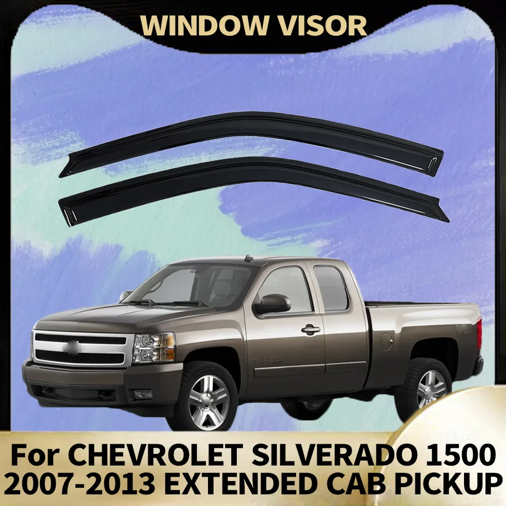 Window Visor for CHEVROLET SILVERADO 1500 2007-2013 EXTENDED CAB Wind Deflectors Rain Guards Door Visor Vent Shades Ventvisor
Window Visor for CHEVROLET SILVERADO 1500 2007-2013 EXTENDED CAB Wind Deflectors Rain Guards Door Visor Vent Shades Ventvisor