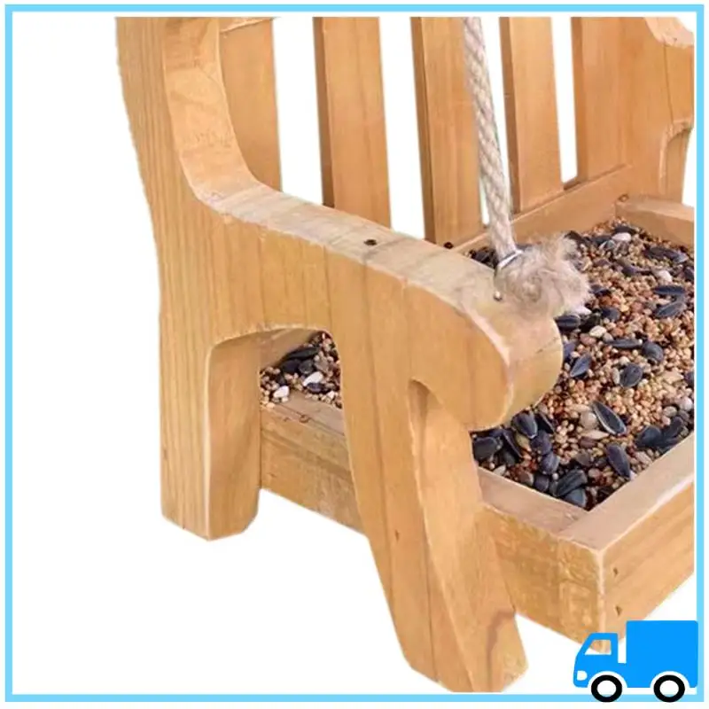 Latest Automatic Wood Feeder Hanging Pet Feeder Chair For Balcony Villa Garden Bird Feeding 1 Piece
Latest Automatic Wood Feeder Hanging Pet Feeder Chair For Balcony Villa Garden Bird Feeding 1 Piece