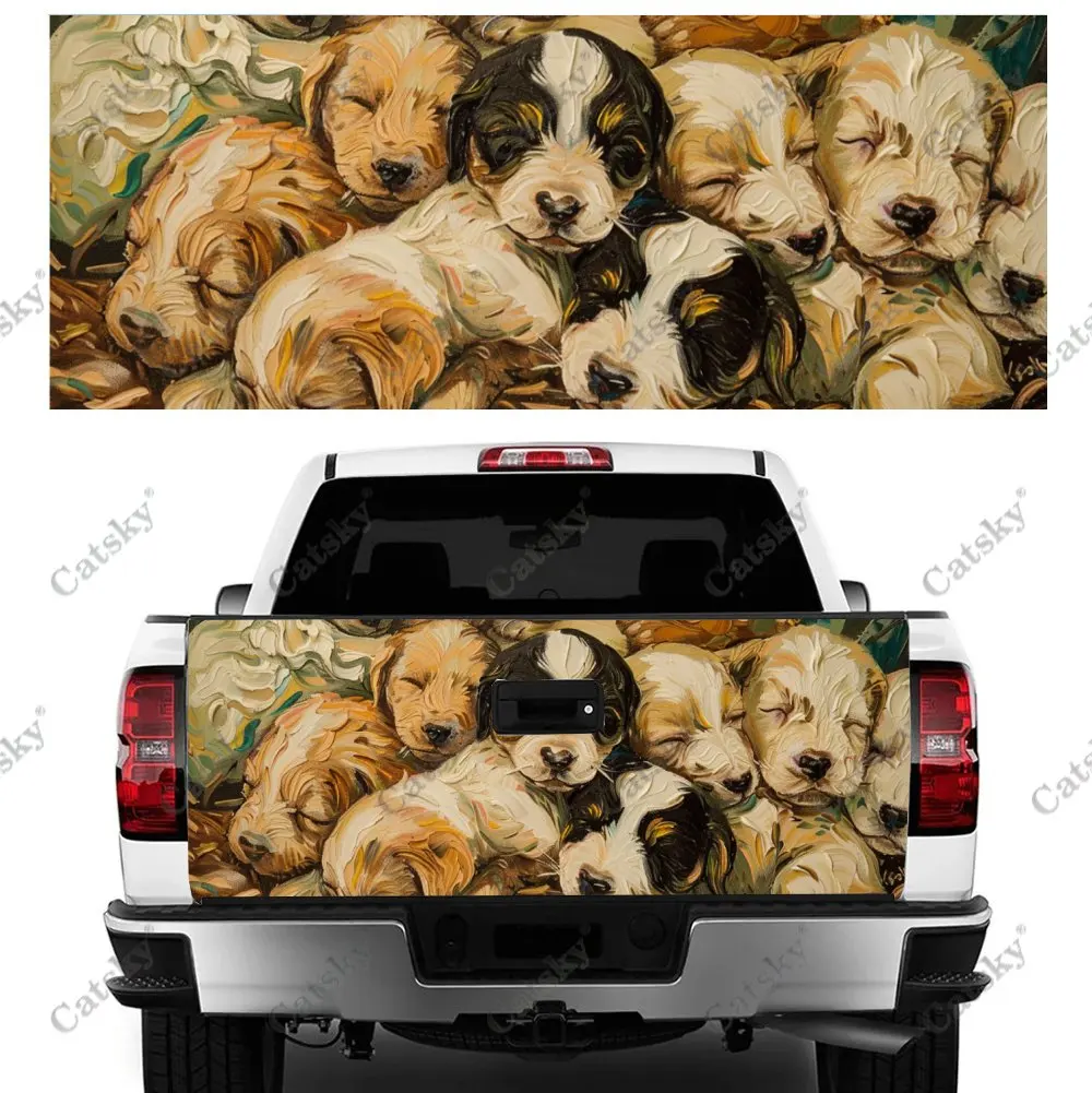 Harmonious Dog Family Print Car Tail Trunk Protect Vinly Decal Auto Accessories Hood Decoration Sticker for Off-road Pickup Wrap
Harmonious Dog Family Print Car Tail Trunk Protect Vinly Decal Auto Accessories Hood Decoration Sticker for Off-road Pickup Wrap