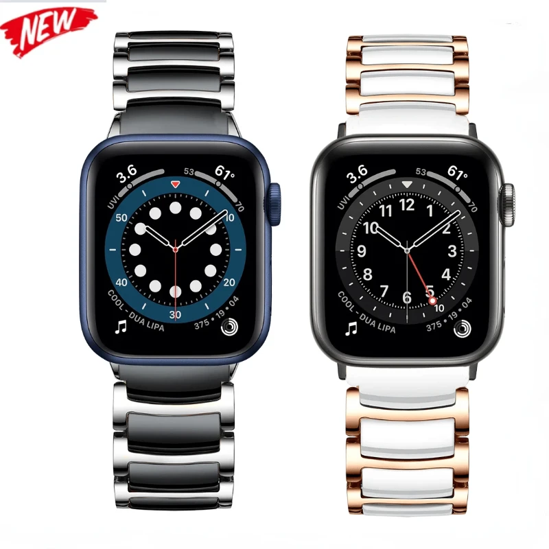 Керамический металлический ремешок для Apple Watch 49 мм 46 мм 45 мм 44 мм 41 мм 42 мм 40 мм Браслет iWatch Series Ultra 11 10 9 8 7 6 5 4 SE Ремень
Керамический металлический ремешок для Apple Watch 49 мм 46 мм 45 мм 44 мм 41 мм 42 мм 40 мм Браслет iWatch Series Ultra 11 10 9 8 7 6 5 4 SE Ремень